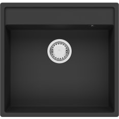 RH Bled 60 matt black composite basin