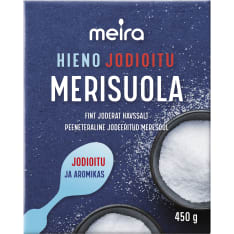 Meira 450 g iodized fine sea salt