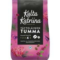 Kulta Katriina Täyteläinen tumma dark roast coffee beans RAC 425g