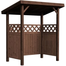 Tammiston Puu Lux waste canopy for two 240 L containers