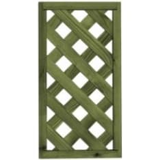 Tammiston Puu 300 x 570 mm green inner grating of the half-fence frame