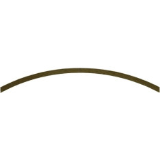 Oak Wood Curved 1900 x 40 x 90 mm shaft