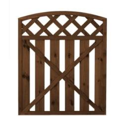 Tammiston Puu Lehtoharju 900 x 980/1050 mm kaareva portti