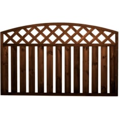 Tammiston Puu Lehtoharju, kaareva 1800 x 980/1130 mm aitaelementti