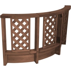 Tammiston Puu Curved fence element