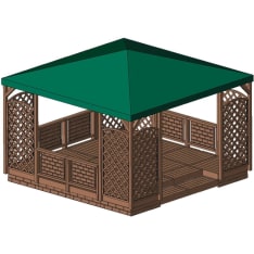 Tammiston Puu 4 x 4 m terrace pavilion