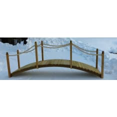 Tammiston Puu 3800 mm köysillä kaarisilta