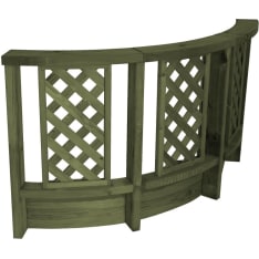 Tammiston Puu Curved fence element