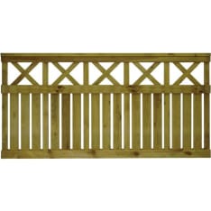 Tammiston Puu Tuhti 1800x990 mm fine sawn fence element
