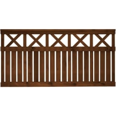 Tammiston Puu Tuhti 1800x990 mm hienosahattu aitaelementti