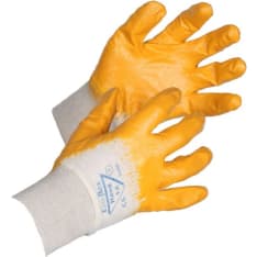 Hand1A Ecoflex nitriilipinnoitettu puuvillakäsine