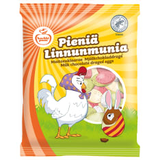 Karkkipussi Linnunmunia Milk chocolate dragé RA 184g
