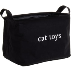 Amanda B Everyday Cat Toys musta säilytyskori
