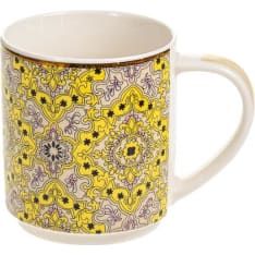 AmandaB yellow/pattern Mug