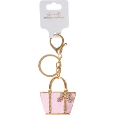 Amanda B Handbag Bow Keychain