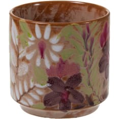 AmandaB 12x12x11,5cm pot with flowers