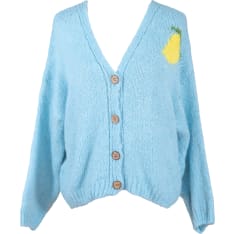 AmandaB Lemon naisten villa/mohairneule