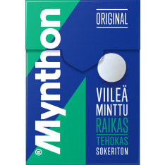 Mynthon Original Viileä Minttu sokeriton cough drop 85g