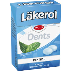 Läkerol Dents Menthol 85 g pastille candy box