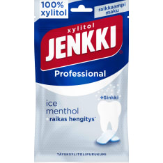Jenkki Professional Ice Menthol 90 g full xylitol chewing gum