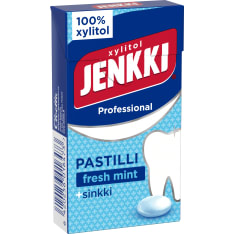 Jenkki Professional Fresh mint +sinkki full xylitol pastille 34 g
