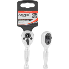 Amrox 1/4" (6 mm) ratchet and socket set