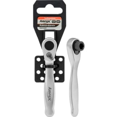 Amrox 1/4" (6 mm) socket spanner with ratchet