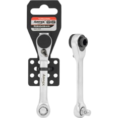 Amrox 1/4" (6 mm) socket spanner with ratchet