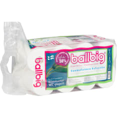 Ballbig hylsytön wc-paperi