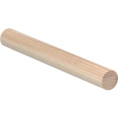ET Moldings Ø 28x2400 mm pine wood finished round molding