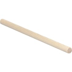 ET Moldings Ø 12x2400 mm pine wood finished round molding