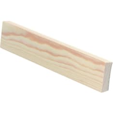 ET Lists 12x42x3000 mm pine lacquered skirting board