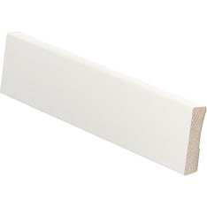 E.T. Mouldings 12x52x3600 mm pine white finger-jointed skirting board
