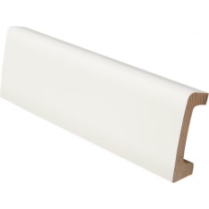 ET Strips 20x70x3000 mm pine white cable groove for 5-wire skirting board
