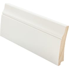 ET Moldings 16x95x3000 mm pine white decorative skirting