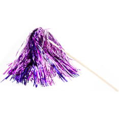 May Day fan multicolored foil