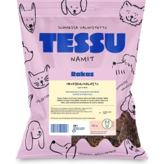 Tessu Rakas 120 g hevosenlihalastu koiran herkku