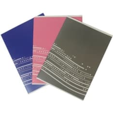 Lyreco A5 7 x 7mm 3-piece stapled notebook with squares