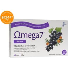 Omega7 BC634® + SBA24® iholle 60 kapselia ravintolisä