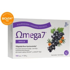 Omega7 BC634® + SBA24® iholle 150 kapselia ravintolisä