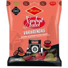 Halva Old Cars Spare tire Salty and fruit flavoured jellies 120g