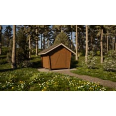 LP Garden U6 vino umpiseinä hirsilato