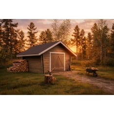 LP Garden U Kymppi log shed