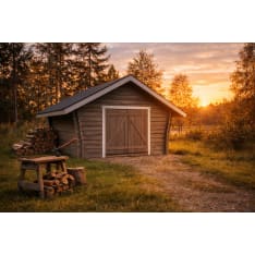LP Garden R Kymppi log shed