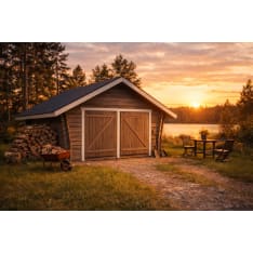 LP Garden R Double Ten Log Shed