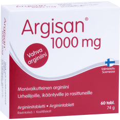 Argisan 1000 mg 60 tabl. argininilimiste