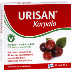 Urisa 60 tablets. cranberry nutritional supplement