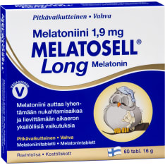 Melatosell Long Melatonin 1.9 mg 60 tabl. dietary supplement