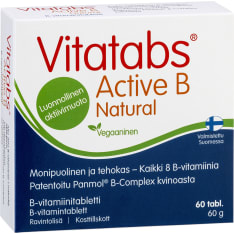 Vitatabs ActiveB 60 vitamin B tablets