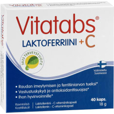Vitatabs Lactoferrin + C 40 caps. dietary supplement